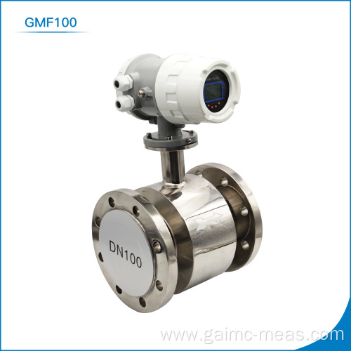 stainless steel 220v pulp slurry magnetic flow meter